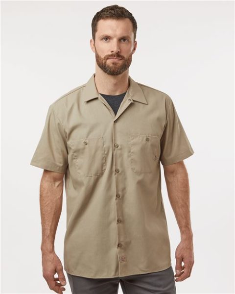 Industrial Short Sleeve Work Shirt - Tall Sizes