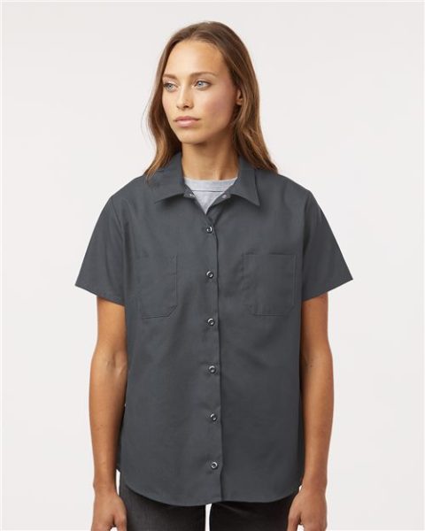 Women's Industrial Short Sleeve Work Shirt