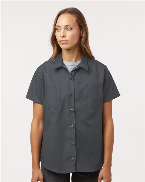 Women's Industrial Short Sleeve Work Shirt