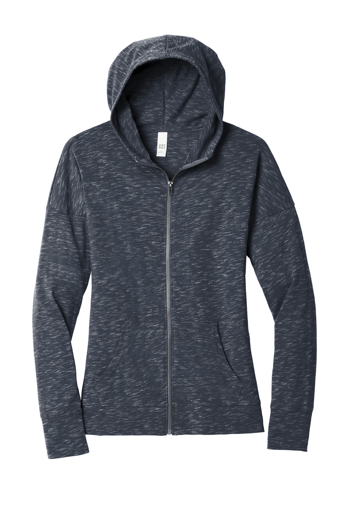 District Women's Medal Full-Zip Hoodie. DT665