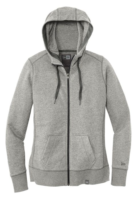 New Era Women's French Terry Full-Zip Hoodie. LNEA502