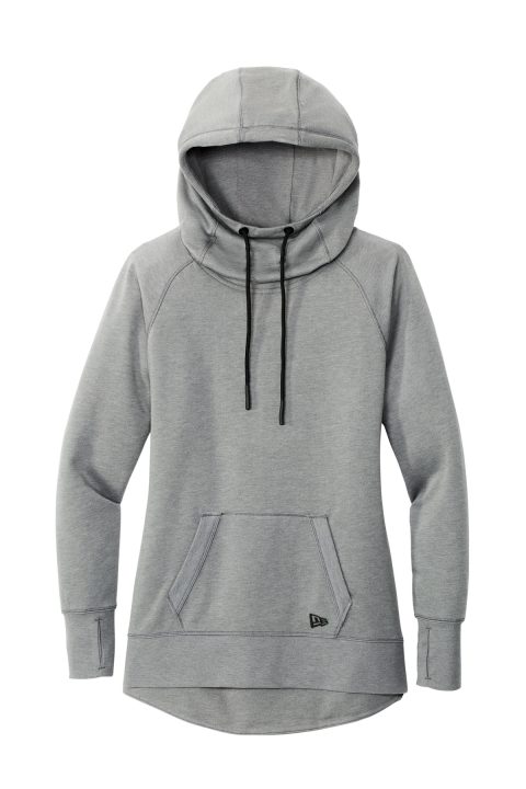 New Era Women's Tri-Blend Fleece Pullover Hoodie. LNEA510