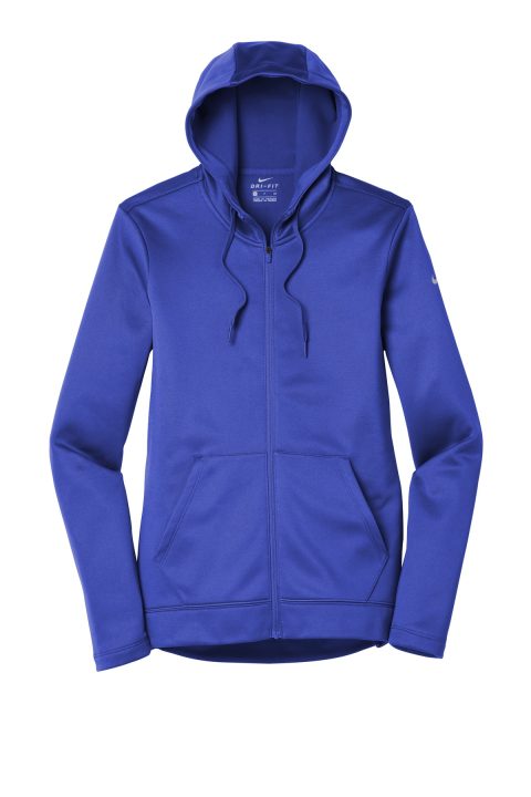 Nike Women's Therma-FIT Full-Zip Fleece Hoodie. NKAH6264