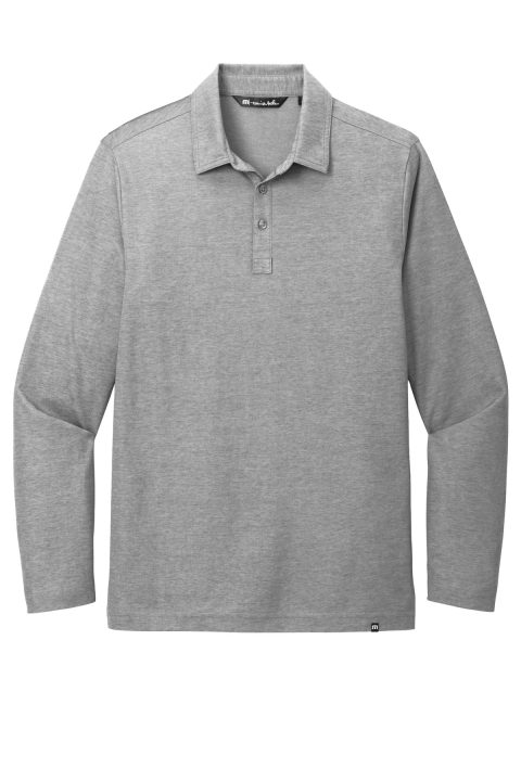 TravisMathew Oceanside Heather Long Sleeve Polo TM1MZ343