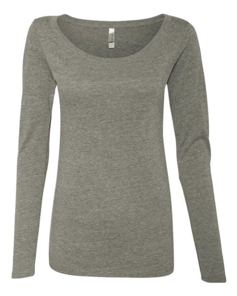 Women’s Triblend Scoop Neck Long Sleeve T-Shirt