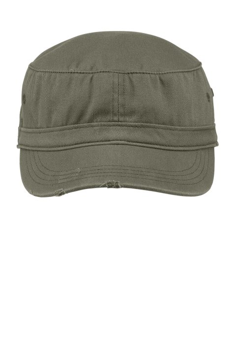 District Distressed Military Hat. DT605