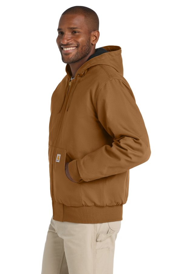 Carhartt Quilted-Flanne-Lined Duck Active Jac. CT106677