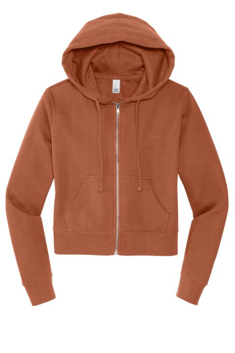 District Women's V.I.T. Fleece Full-Zip Hoodie DT6103