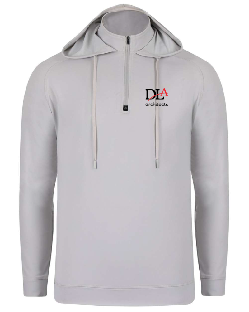 Swannies - Unisex Vandyke Quarter-Zip Hooded Pullover - SWV600 - Image 2